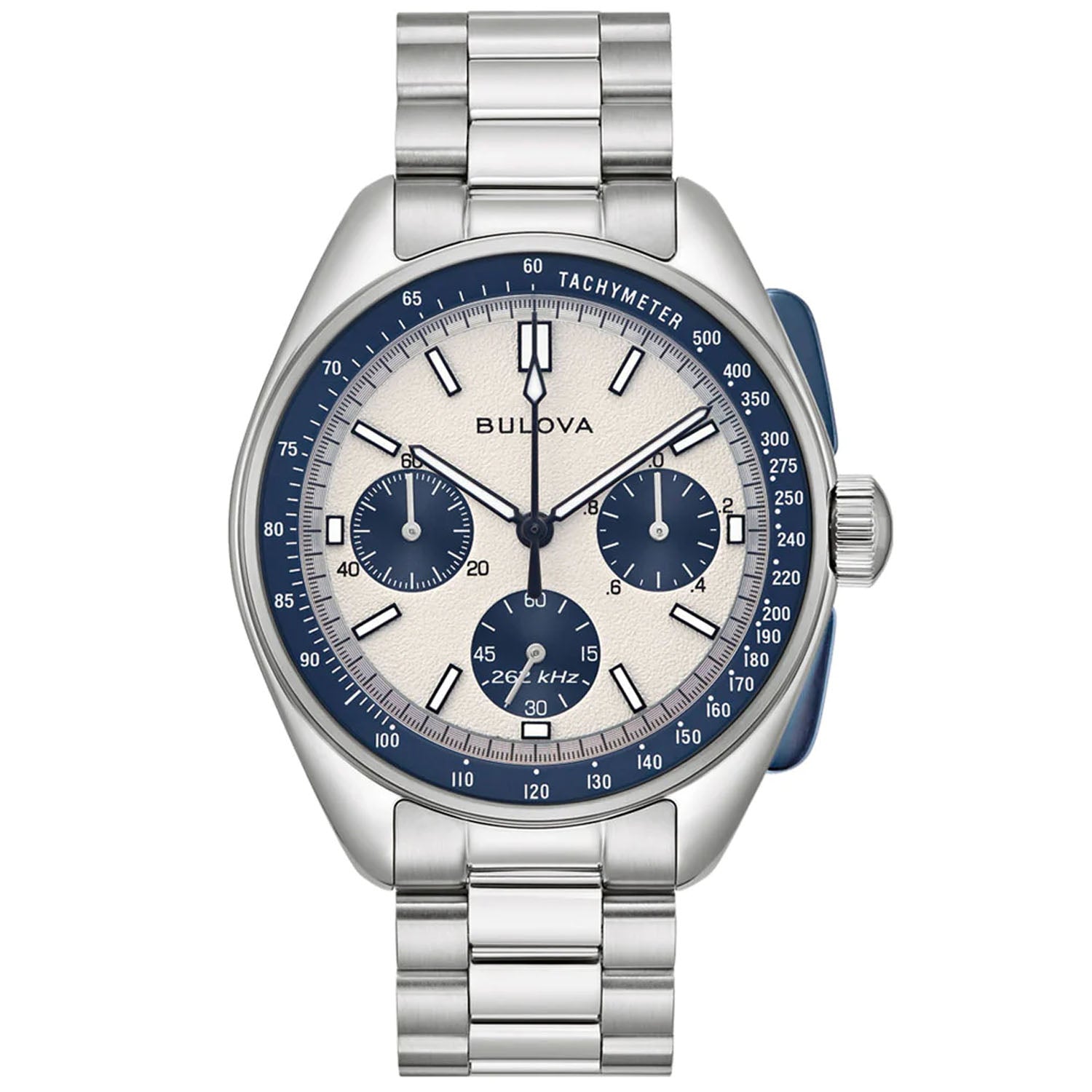 

Мужские часы Bulova Lunar Pilot с серебряным циферблатом
