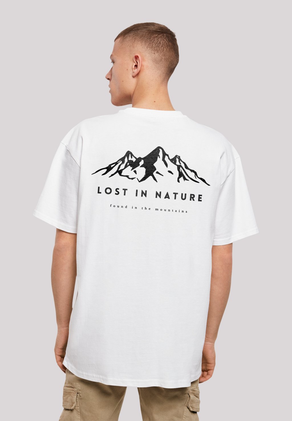 

Футболка с принтом LOST IN NATURE F4NT4STIC, белый