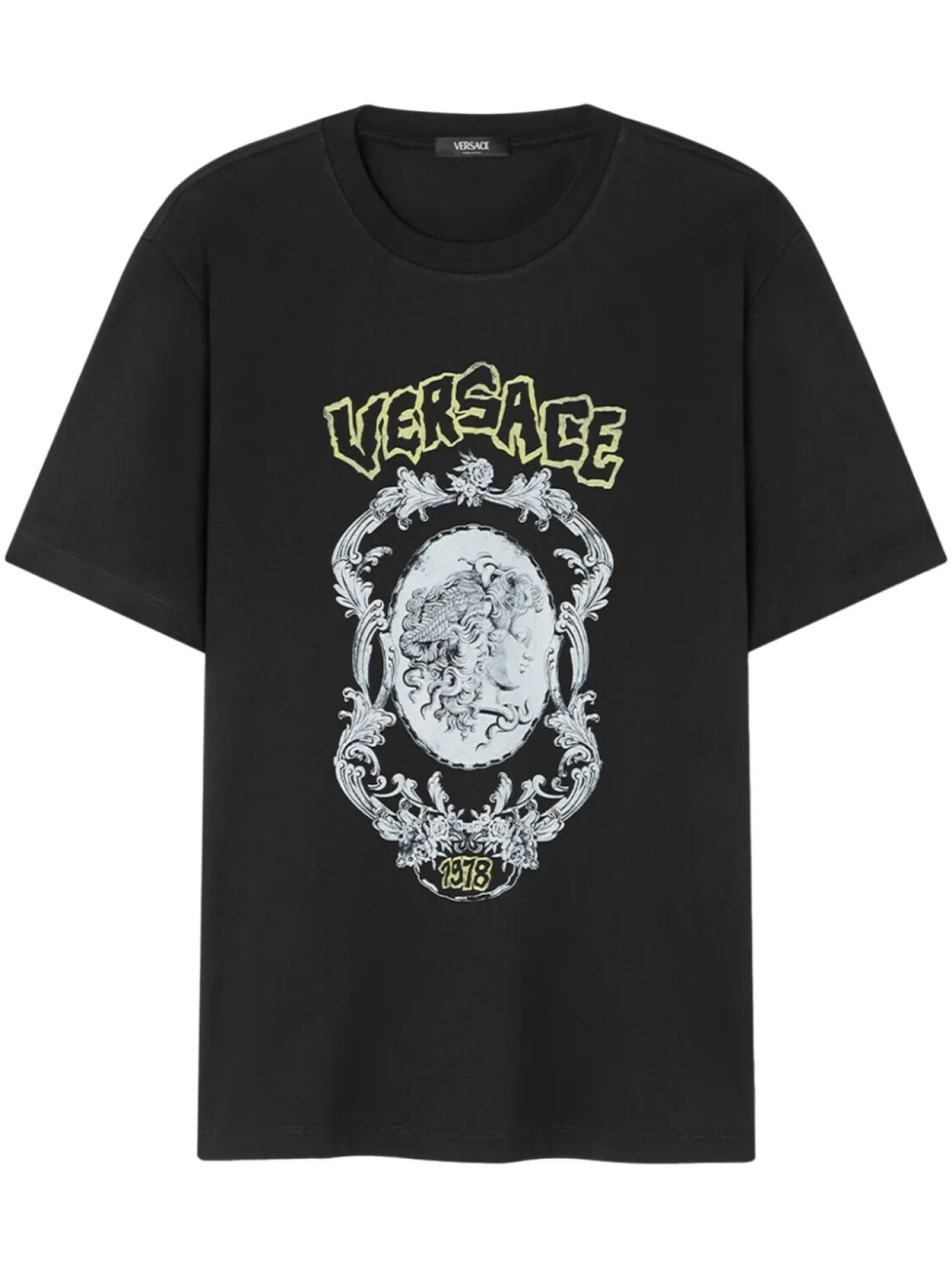 

Футболка с логотипом Versace, черный