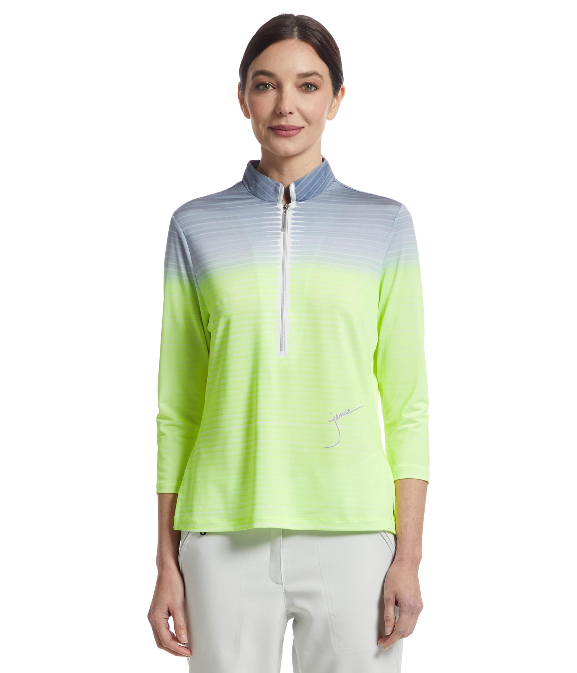 

Топ Jamie Sadock Flux Print 3/4, цвет Glow Gradient