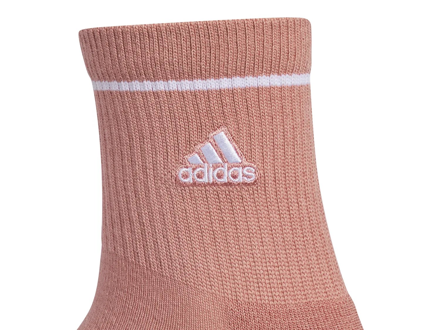 Носки adidas Cushioned Sport 2.0 Women's High Quarter Socks - 3 Pack, бежевый — фото 2