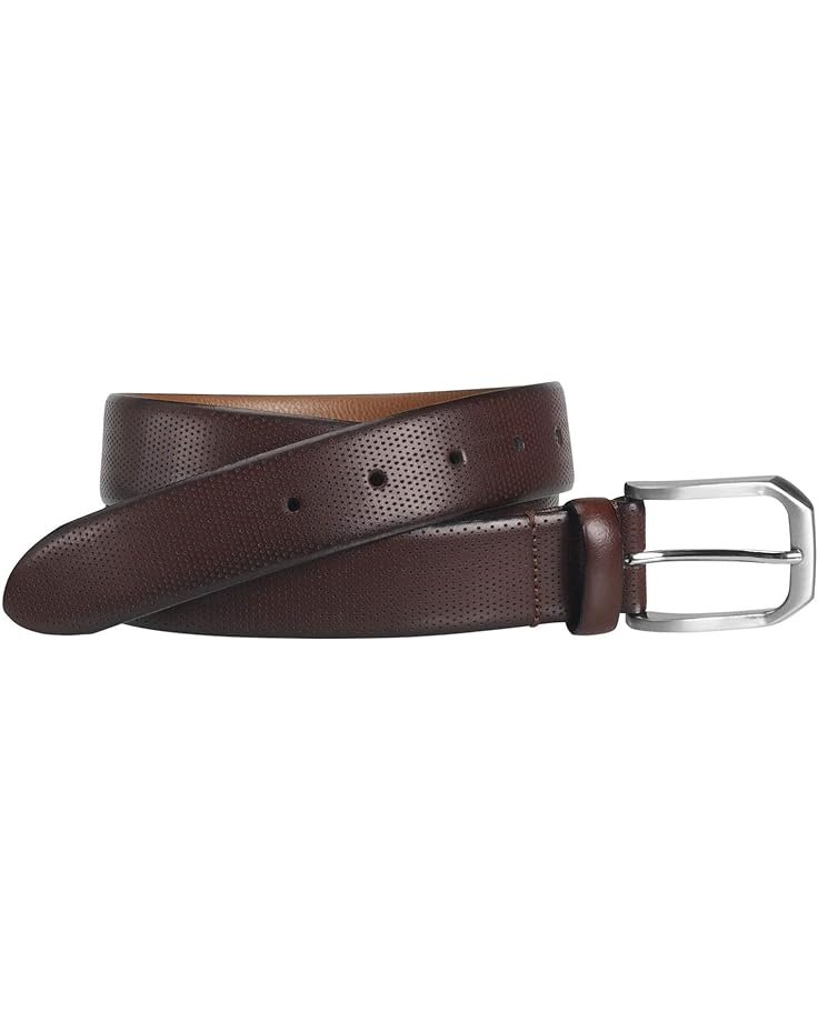 

Ремень Johnston & Murphy Micro Perf Belt, бордовый