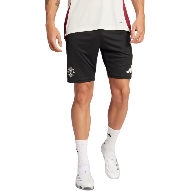 Adidas Manchester United Tiro 24 FW24 Спортивные шорты мужские черные — фото 4