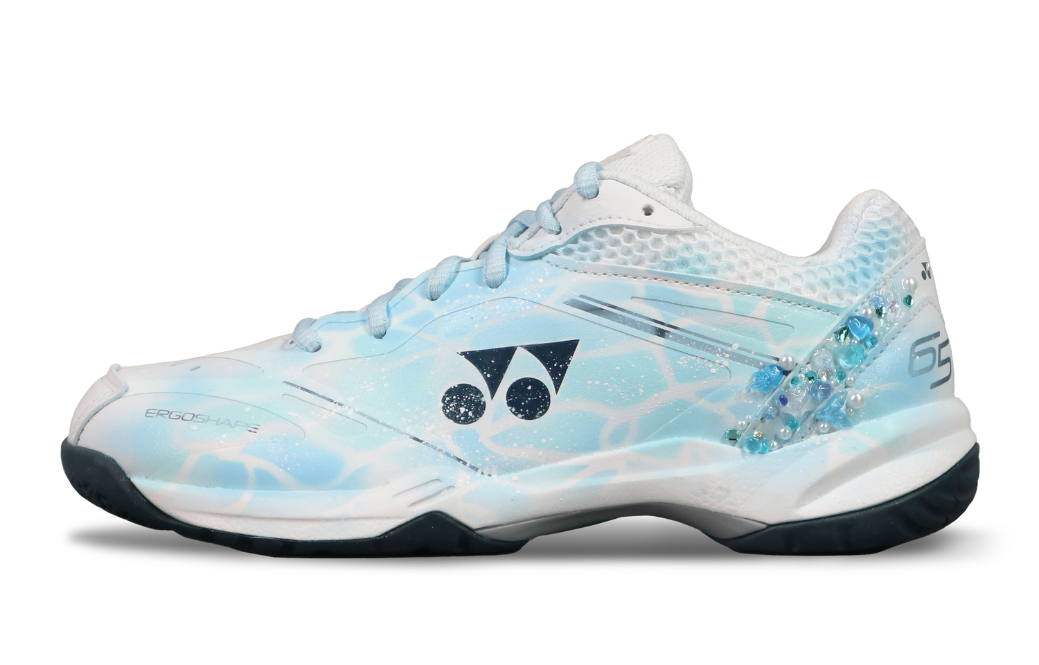 

Коллекция 65 4 амортизация устойчивость к истиранию поддержка низкие кроссовки для бадминтона unisex YONEX, белый