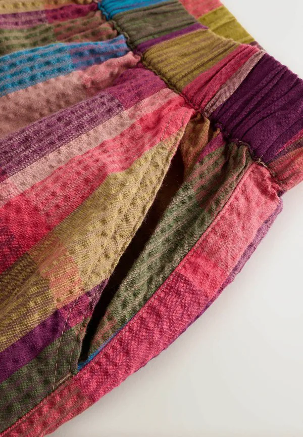 Брюки-Бочонки классического кроя без застежки Next, Multicoloured Check — фото 3