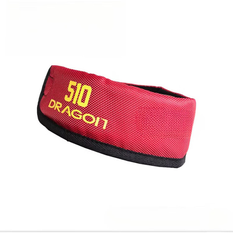 

He Jiagong 2025 Детский защитный воротник для хоккея, регулируемый универсальный размер, красный с желтой биркой