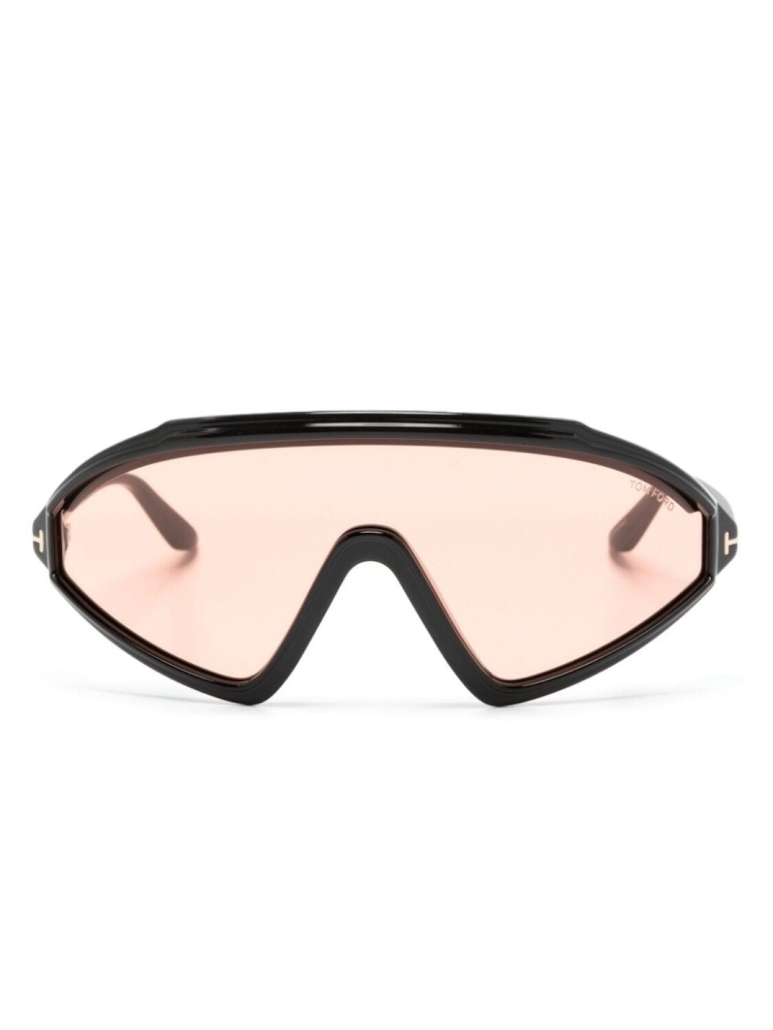 

TOM FORD Eyewear солнцезащитные очки-маска Lorna, черный
