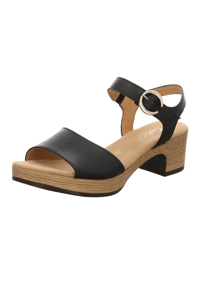 Сандалии на плоской подошве Gabor Comfort Sandaletten Kork Kreta, черный