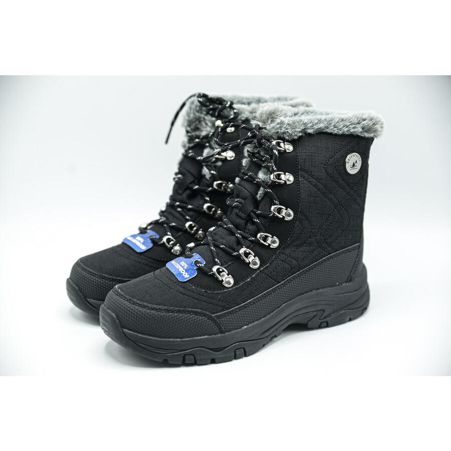 Ботинки Skechers Trego Cold Blues, чёрные, женские — фото 3