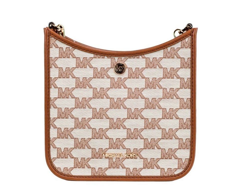 

Сумка-мессенджер Briley Small Luggage Signature Canvas Crossbody Michael Kors