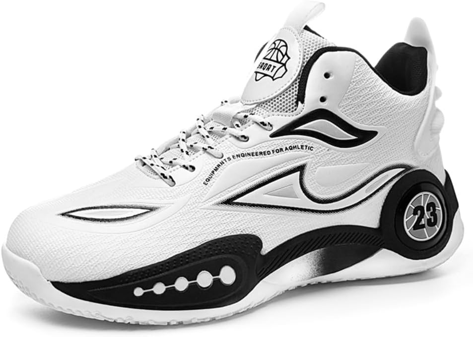 

Мужская обувь Кроссовки Беговые кроссовки Спортивная обувь Повседневная обувь Баскетбольные кроссовки Тренировочные кроссовки Мода Yafexin, белый/черный