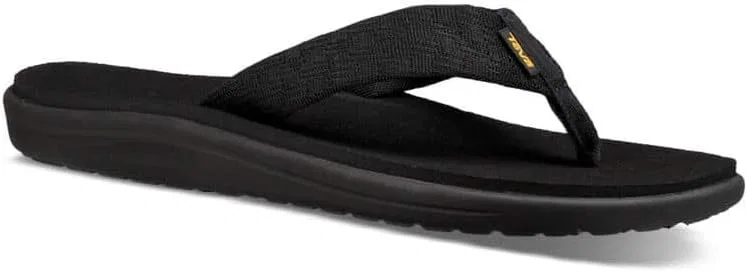 Мужские шлепанцы Teva Voya Flip Sandal, Black Brick Black Bkbl — фото 2