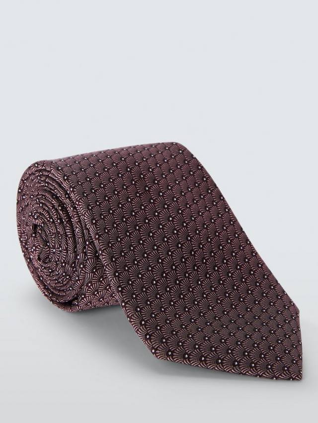 

Шёлковый веер с цветочным узором John Lewis, Pink