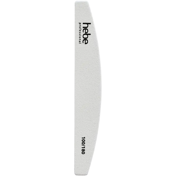 

Пилочка для ногтей 100/180 лодочка, 1 шт. Hebe Professional Nail file