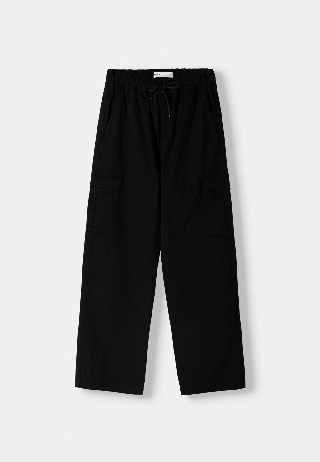 

Брюки карго Bershka, черный деним
