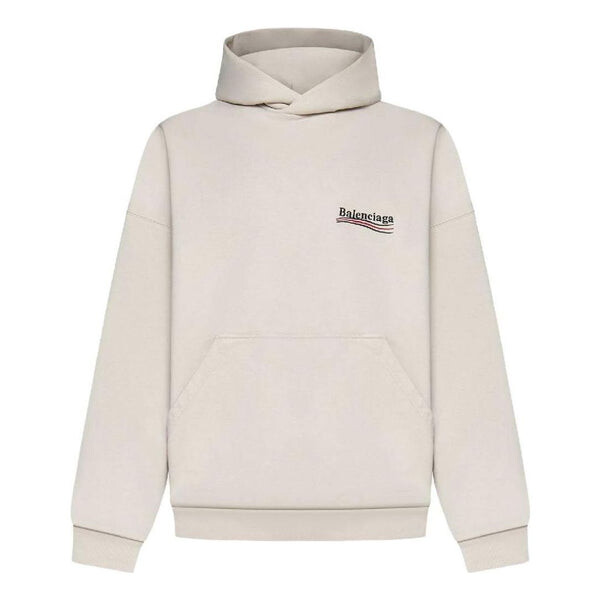 

Толстовка political campaign popover hoodie 'light beige' Balenciaga, бежевый