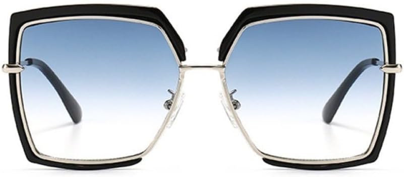 

Элегантные женские солнцезащитные очки для мужчин, уникальные золотисто-черные солнцезащитные очки класса люкс для вождения, унисекс, женские и мужские (C1 Черный, один размер) LXLHWN, C4 Black Blue