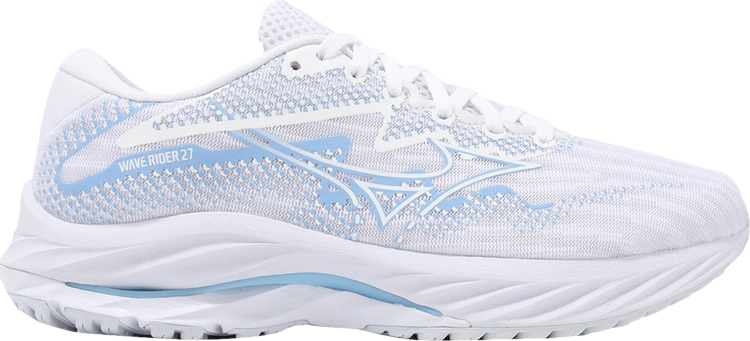 

Кроссовки Wmns Wave Rider 27 Super Wide 'White Cerulean', белый