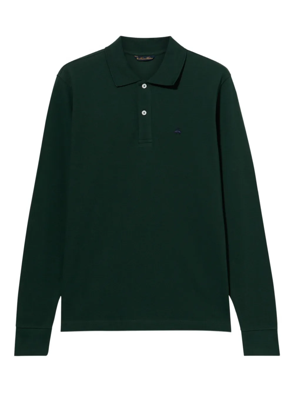 

Поло из хлопка пике Brooks Brothers, зеленый