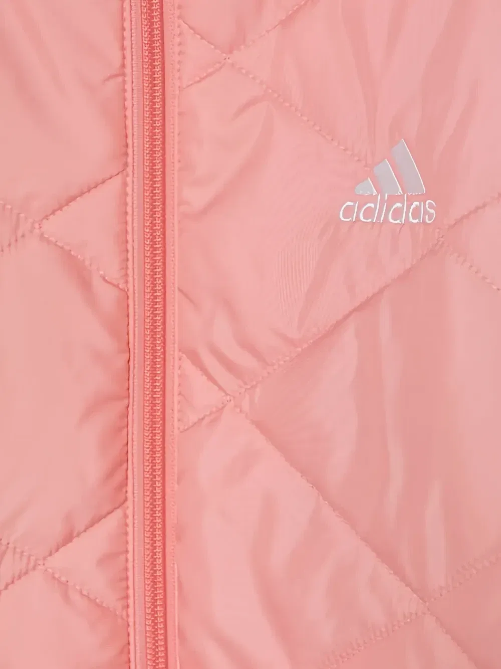 Куртка с узором прострочки Adidas Kids, розовый — фото 3