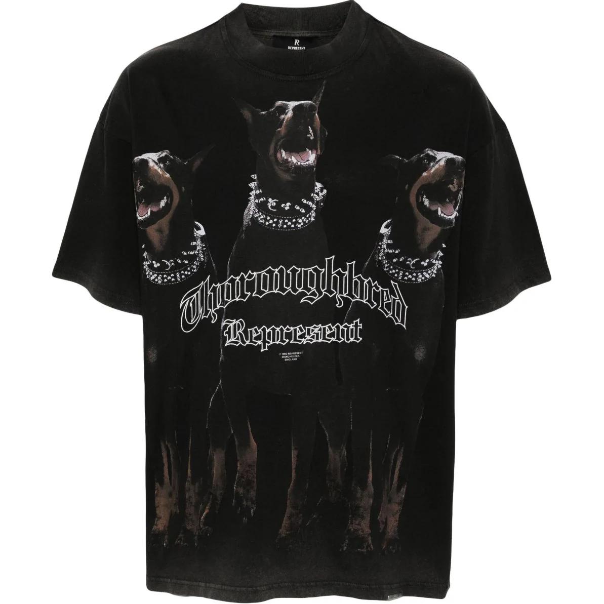 

Футболка Thoroughbred REPRESENT, черная