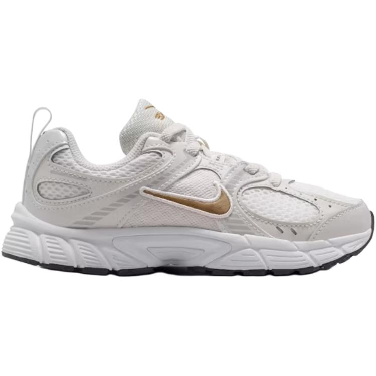 Nike V5 RNR низкие спортивные беговые кроссовки white brown детские — фото 3