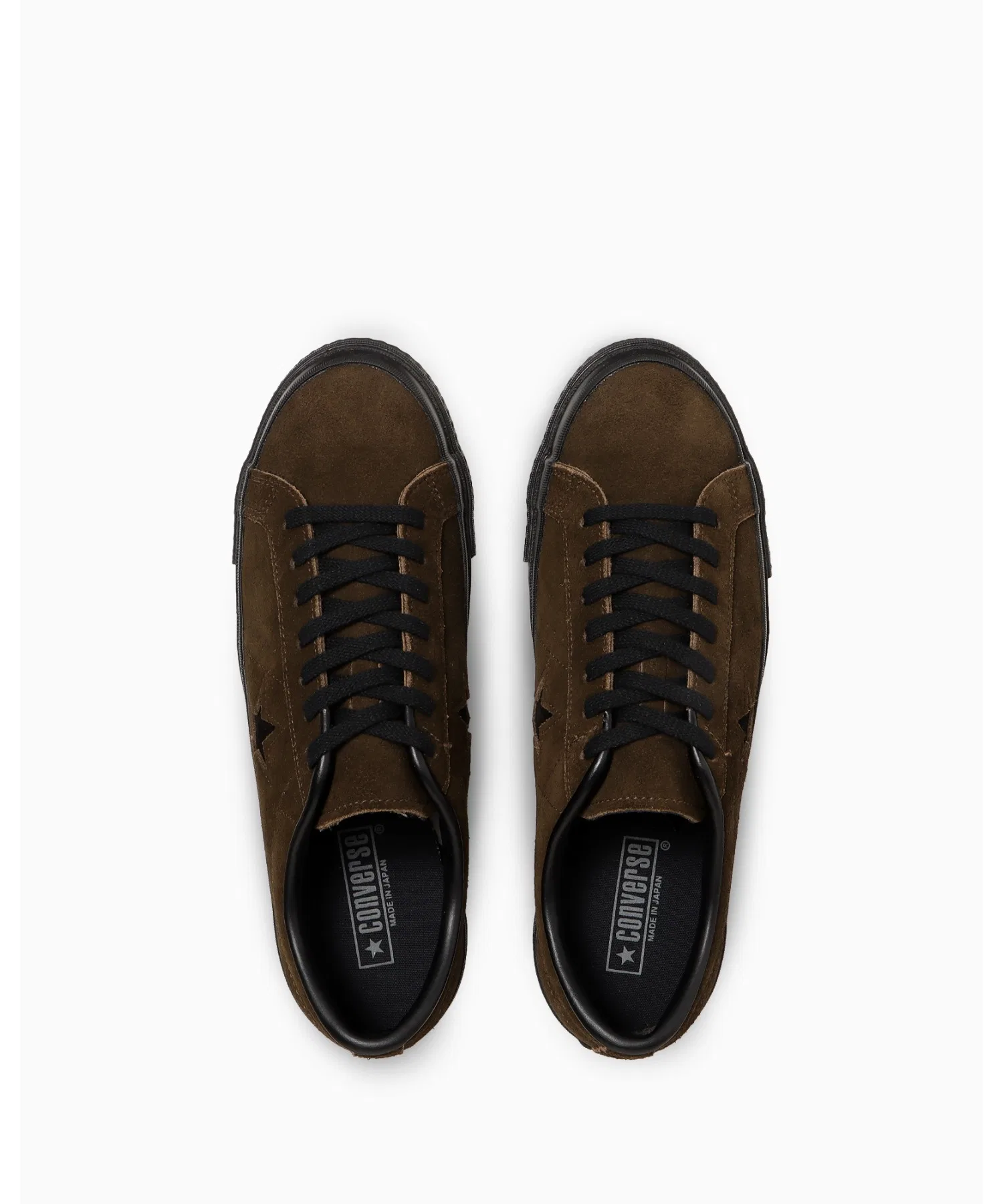 Унисекс кроссовки CONVERSE ONE STAR J SUEDE из замши коричневые — фото 4