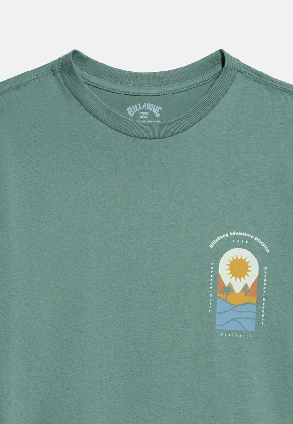 Футболка унисекс с принтом «закат» Billabong, Sagebrush Green — фото 4