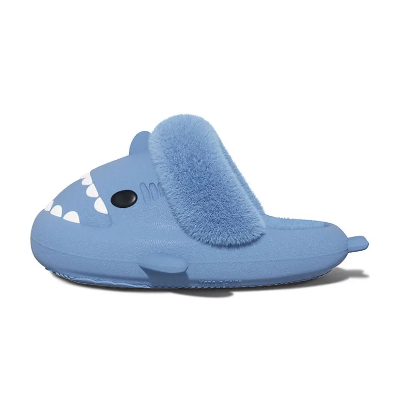 Домашние хлопковые тапочки CHIKOKU, Light Calcium Blue