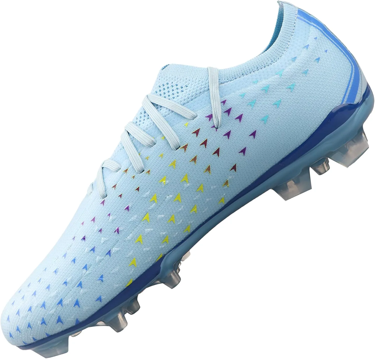 

Футбольные бутсы Vizari Tioga FG для мужчин и женщин | Широкие бутсы с ТПУ-покрытием | Прозрачные шипы для уличного футбола, синий