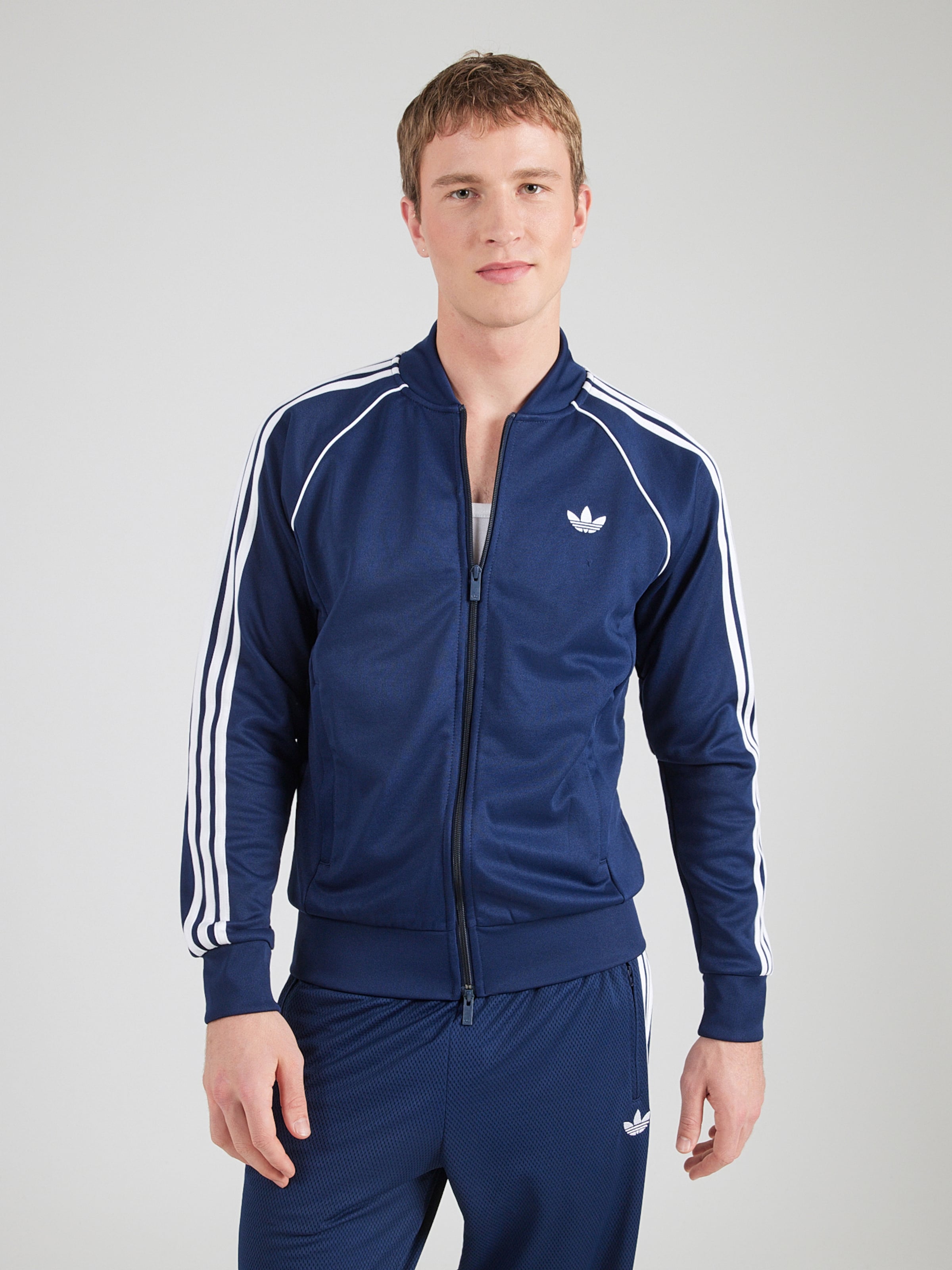 Adidas Originals Куртка межсезонная 'SST TT' в цвете Navy — фото 3