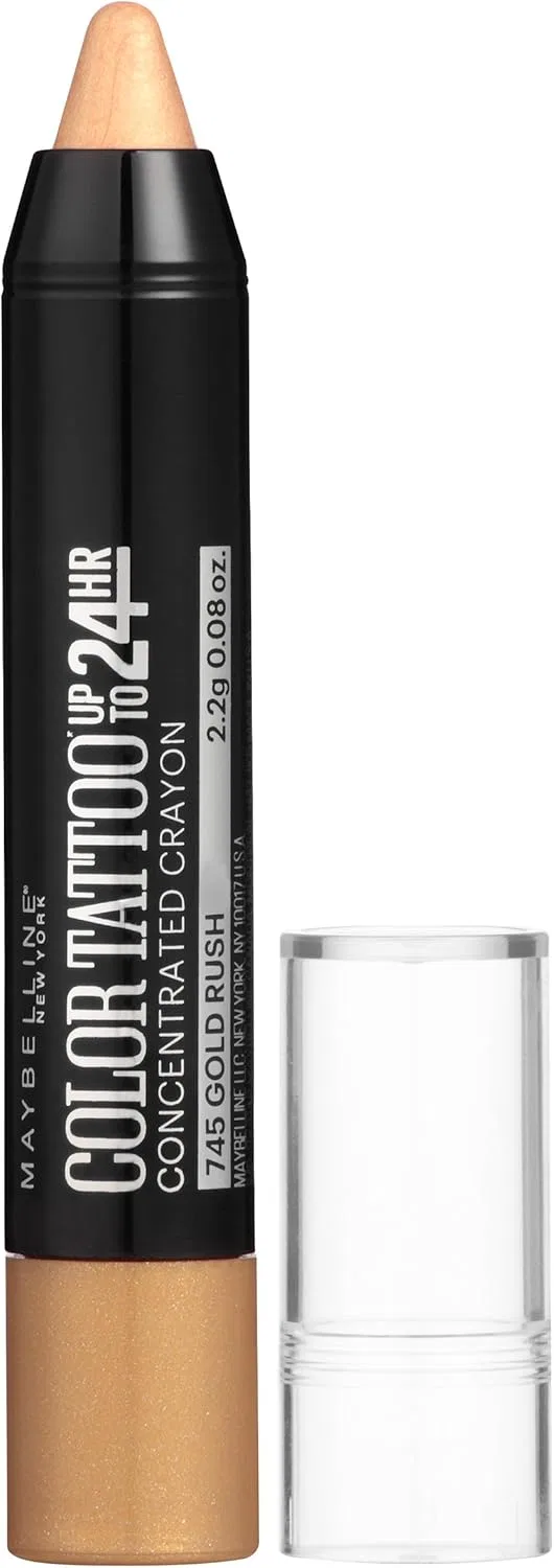 Карандаш для век Color Tattoo Concentrated Crayons, 745 Gold Rush, Michelin, 0.08 oz, золотой