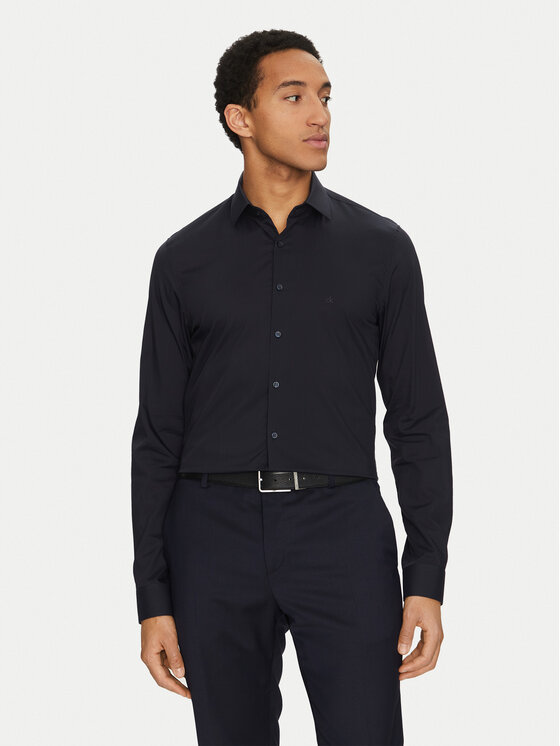 

Рубашка обычного кроя K10K114356 Calvin Klein, синий