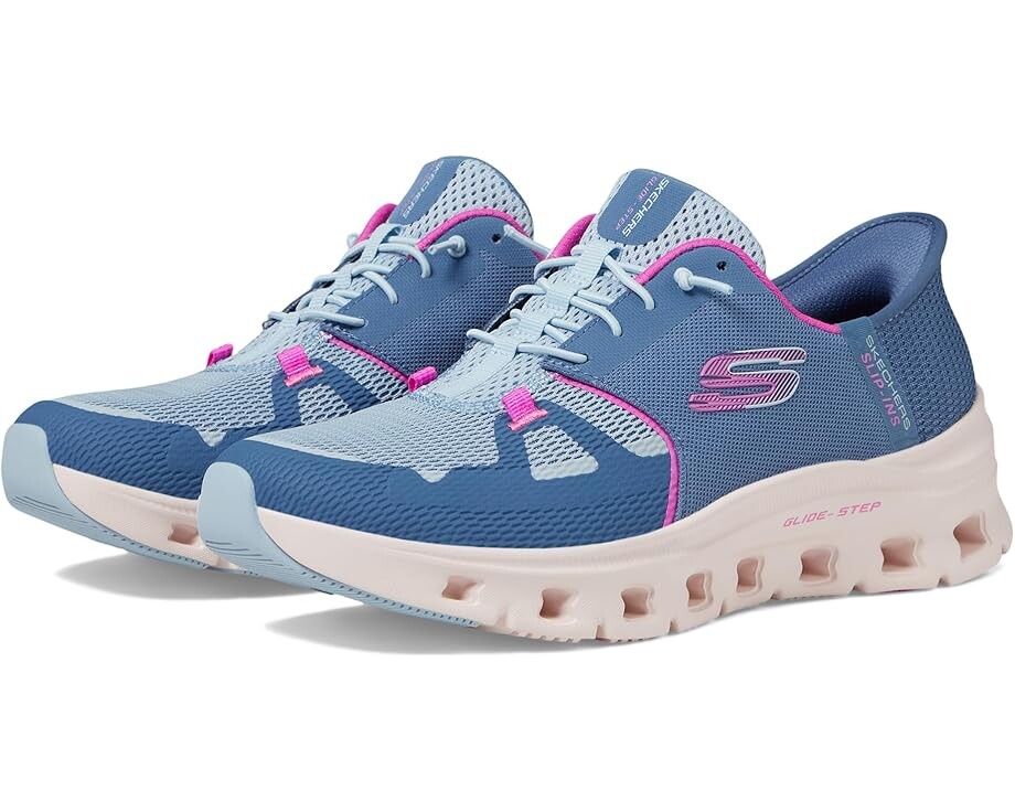 

Кроссовки SKECHERS Glide Step Pro Hands Free Slip Ins, цвет Slate Pink