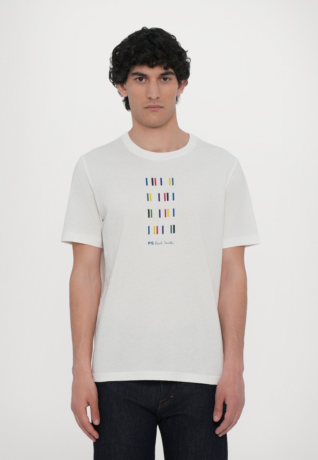 

Футболка с принтом STRIPE PS Paul Smith, белый