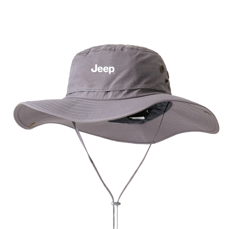 

Jeep Полиамидная панама унисекс, Light Gray