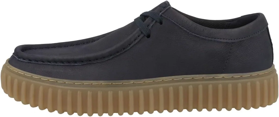 Унисекс туфли Clarks Originals Torhill Lo, темно-синяя кожа, размер 42,5 EU