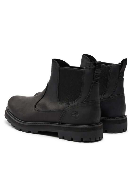 Мужские ботинки Timberland Britton Road из нубука классические, черный — фото 3