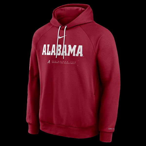 Мужская баскетбольная толстовка dri-fit raglan crimson alabama crimson tide 2025 courtside Nike — фото 3