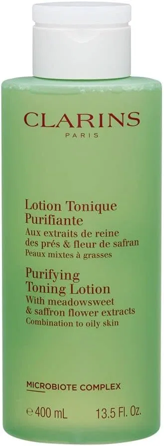 Лосьон Clarins — Для лица Toning Lotion для комбинированной и жирной кожи, 400 мл
