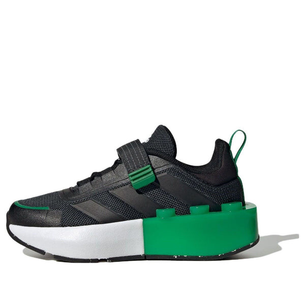 

Кроссовки tech runner el x lego 'core black green' Adidas, мультиколор
