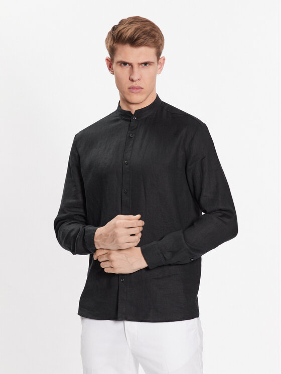 

Рубашка slim fit 50490740 Hugo, черный