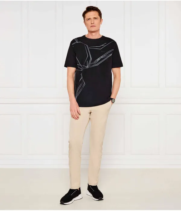 Футболка с изображением жука Regular fit Boss Green, черный — фото 2