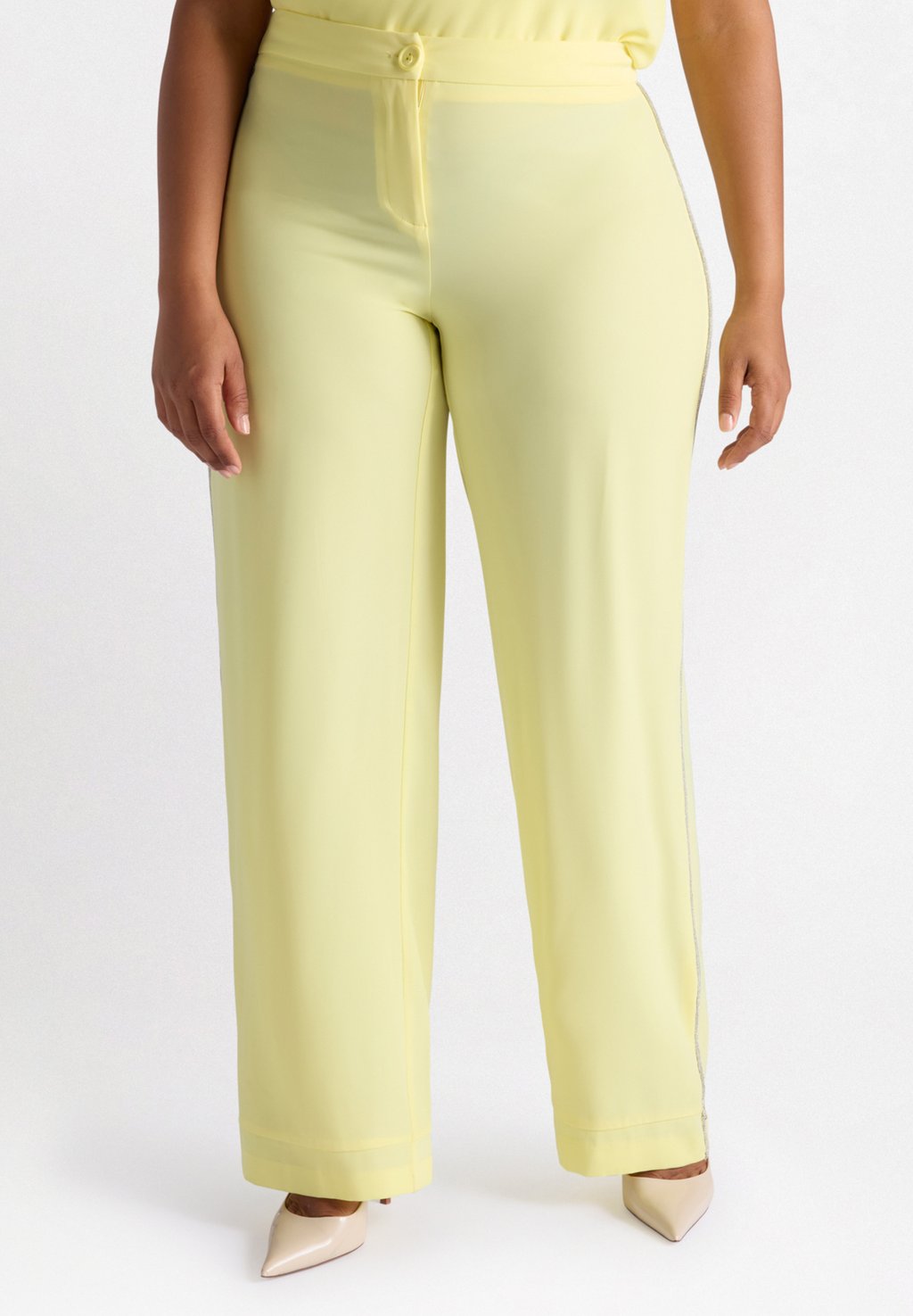 

Брюки ELEGANTI DRITTI Fiorella Rubino, светло-желтый
