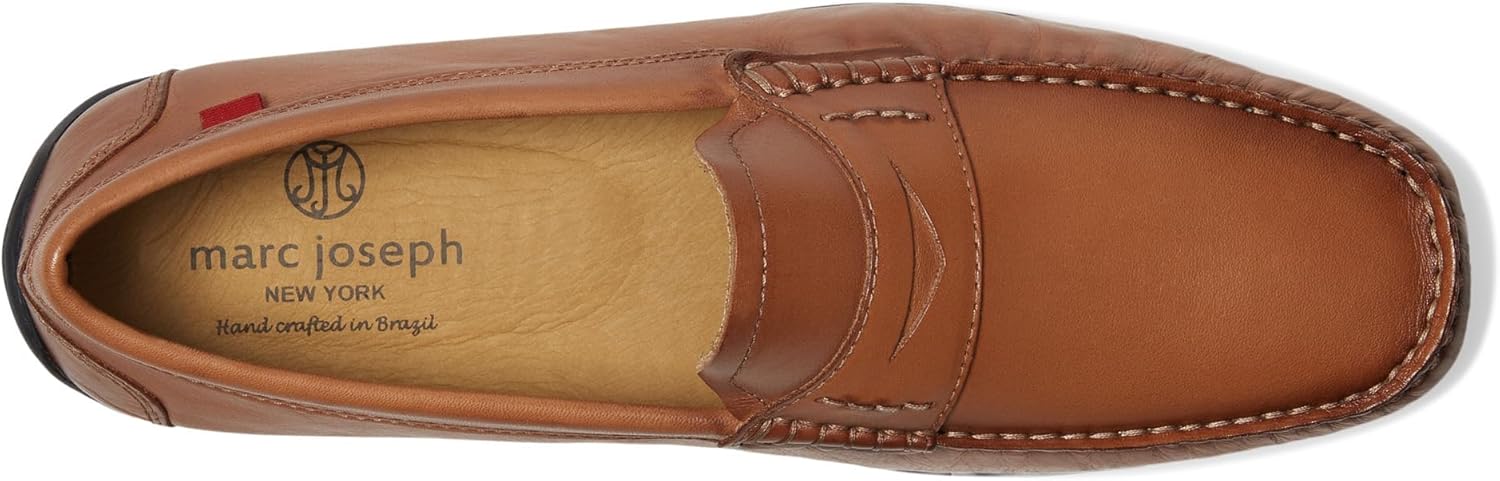 Мужские лоферы Marc Joseph New York Hamilton Pl, Whiskey Brushed Napa — фото 2
