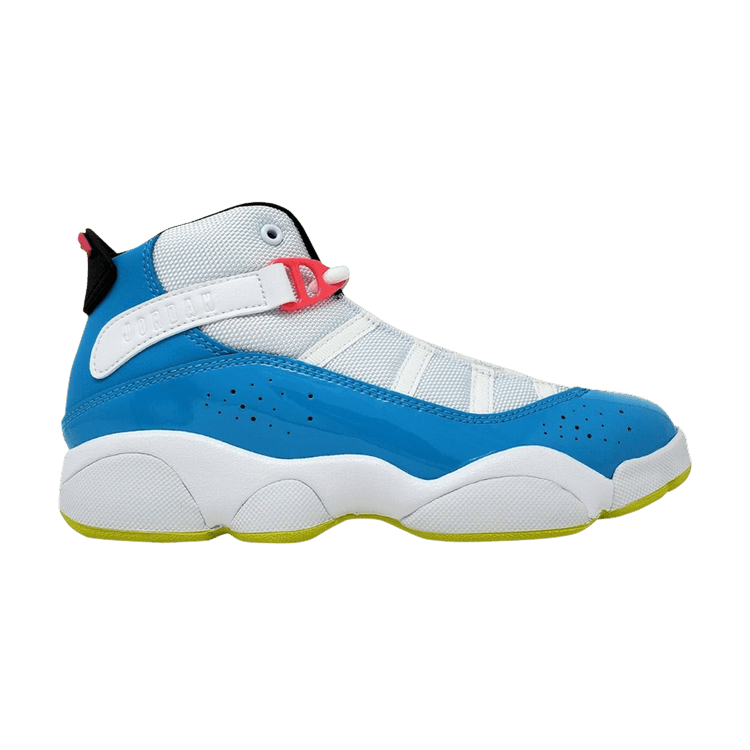 

Кроссовки Air Jordan Jordan 6 Rings PS 'White Light Blue Fury', синий