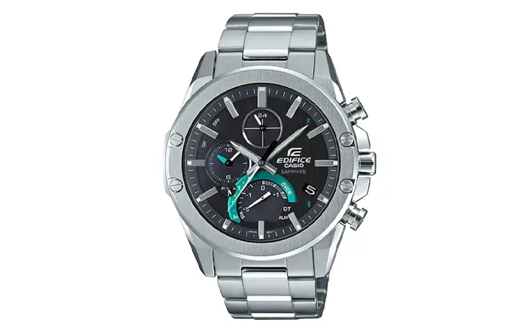 

CASIO Часы Men EDIFICE Blue Watch, Black Dial