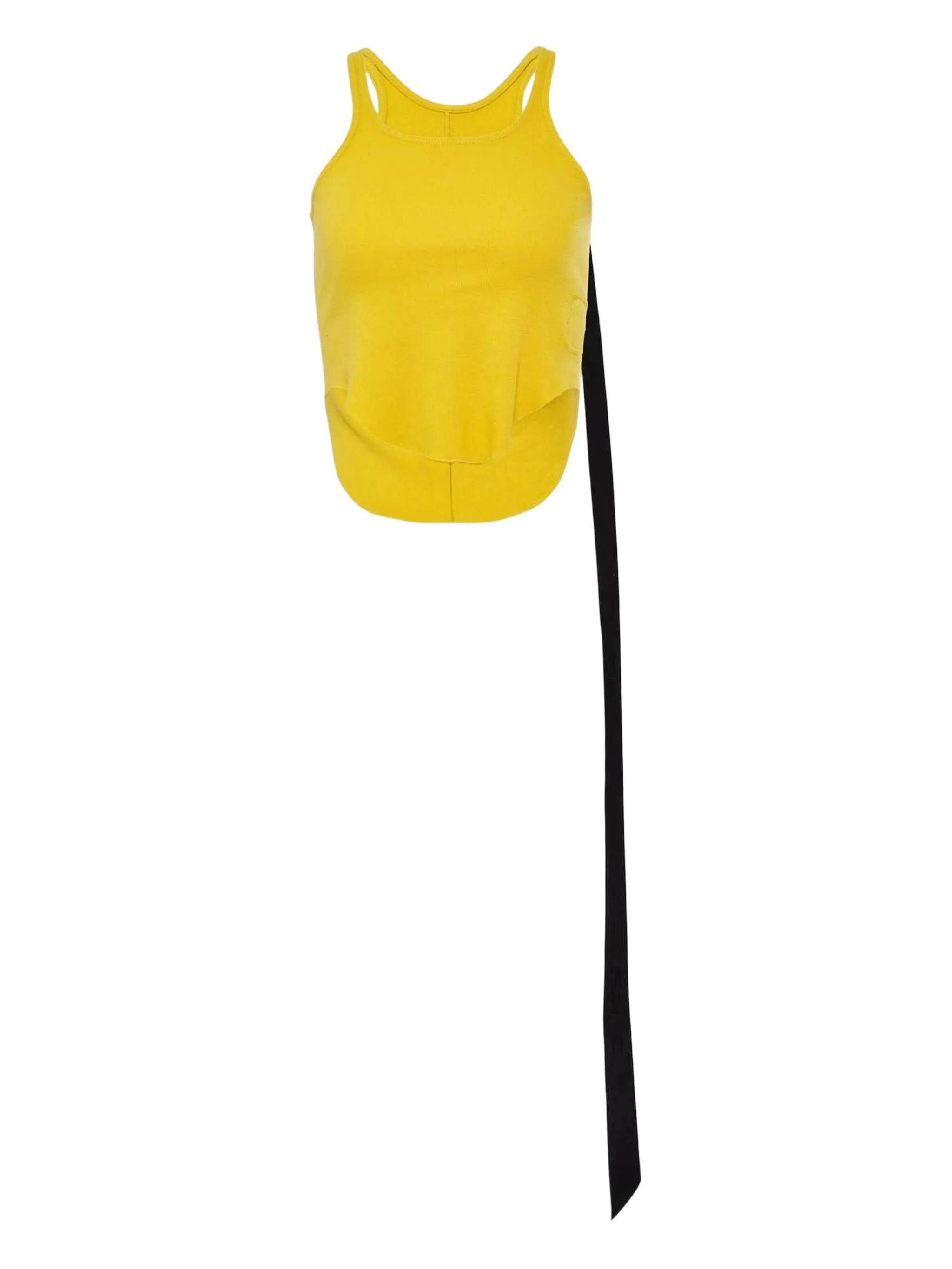 

Топ с завязками Rick Owens Drkshdw, желтый