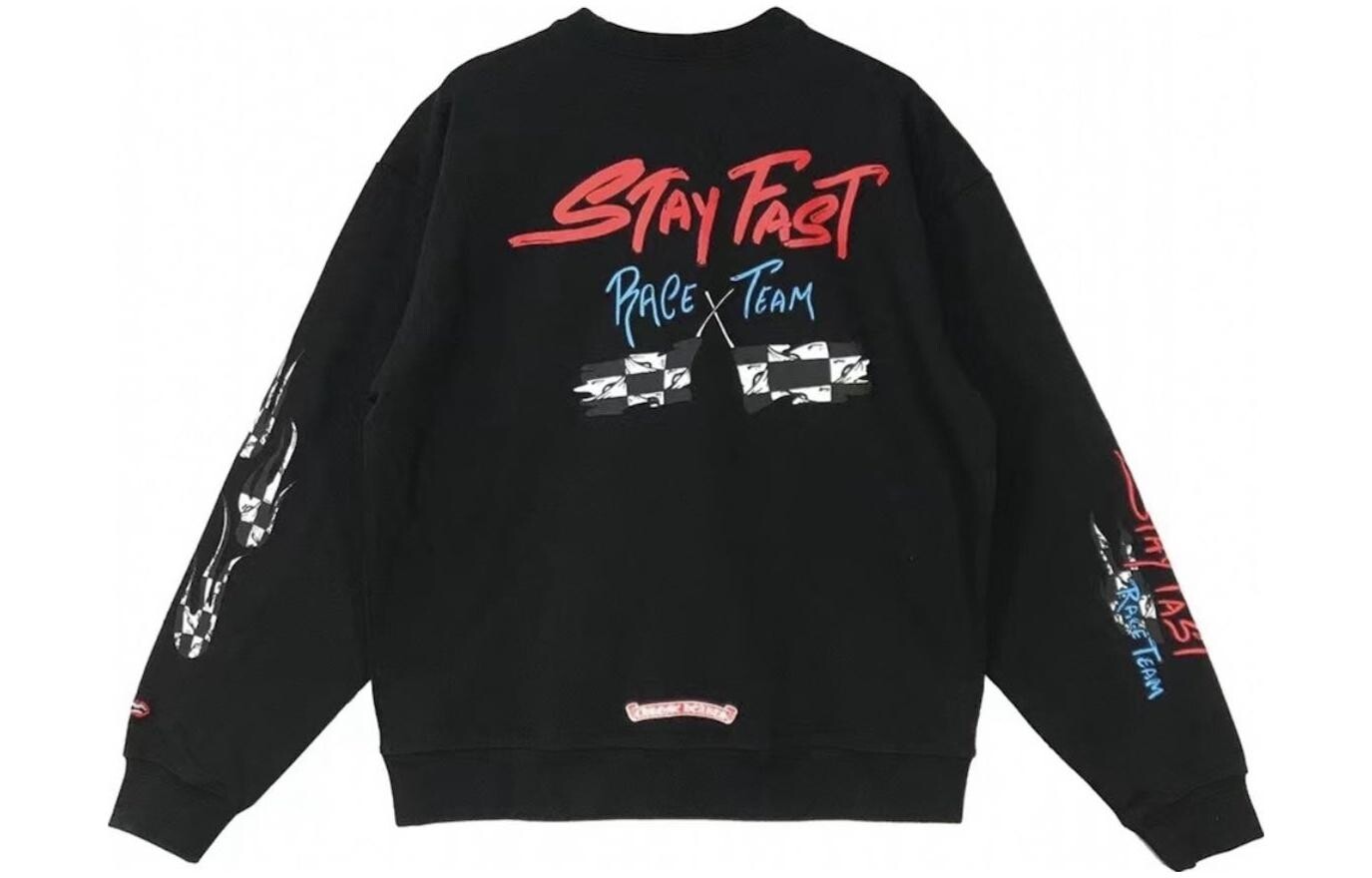 

Толстовка унисекс черная Chrome Hearts, черный