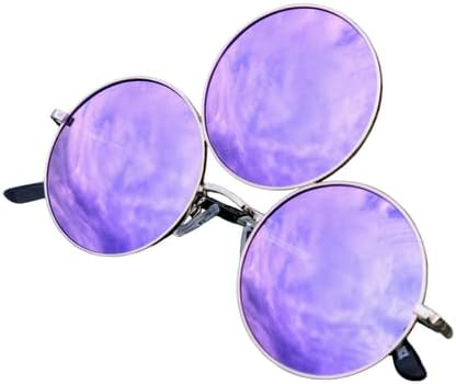 

Солнцезащитные очки «Третий глаз» с поляризацией и защитой от УФ-излучения UV400, унисекс, в стиле Принса и Иллюминати, идеально подходят для рейвов, фестивалей, концертов и косплея NULOGX, Purple